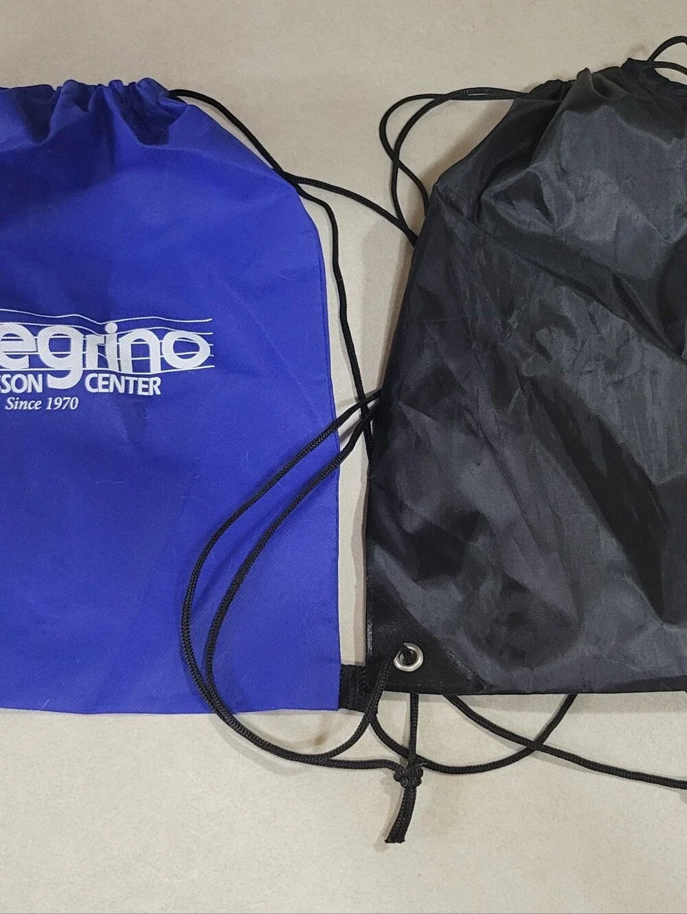 2 New Cinch Drawstring Bags